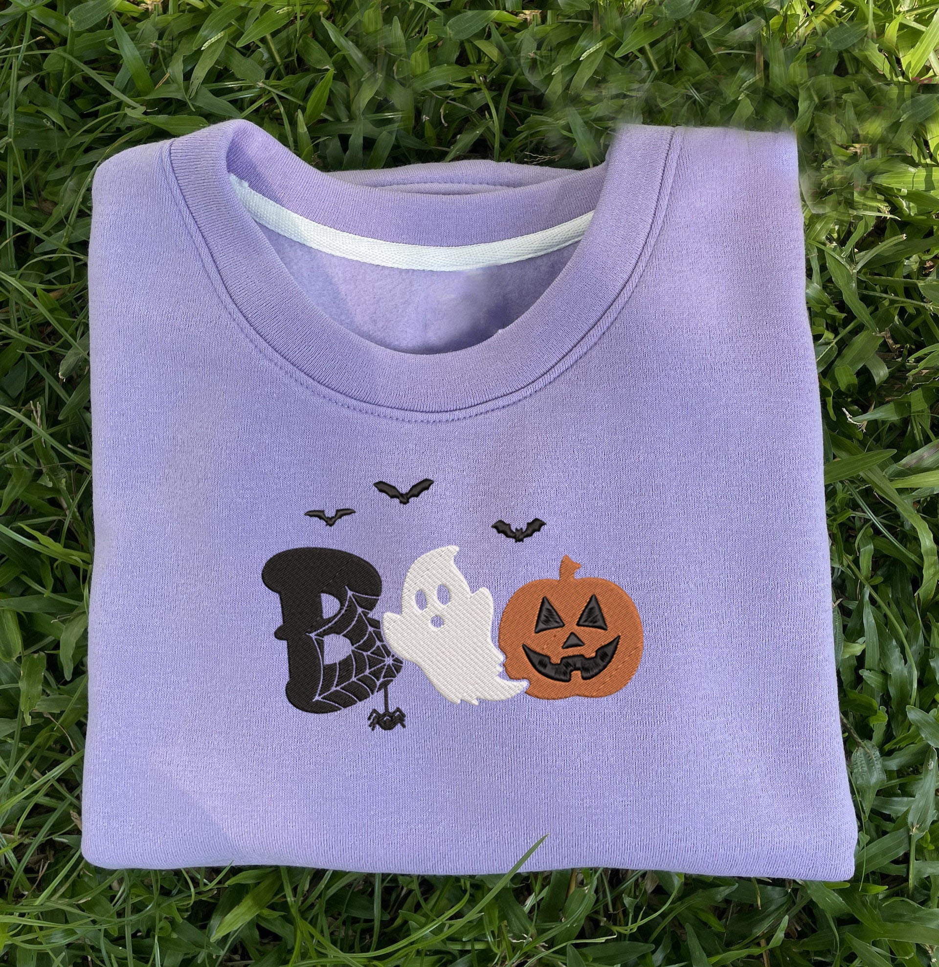 🎃Boo Halloween Embroidered Sweatshirt