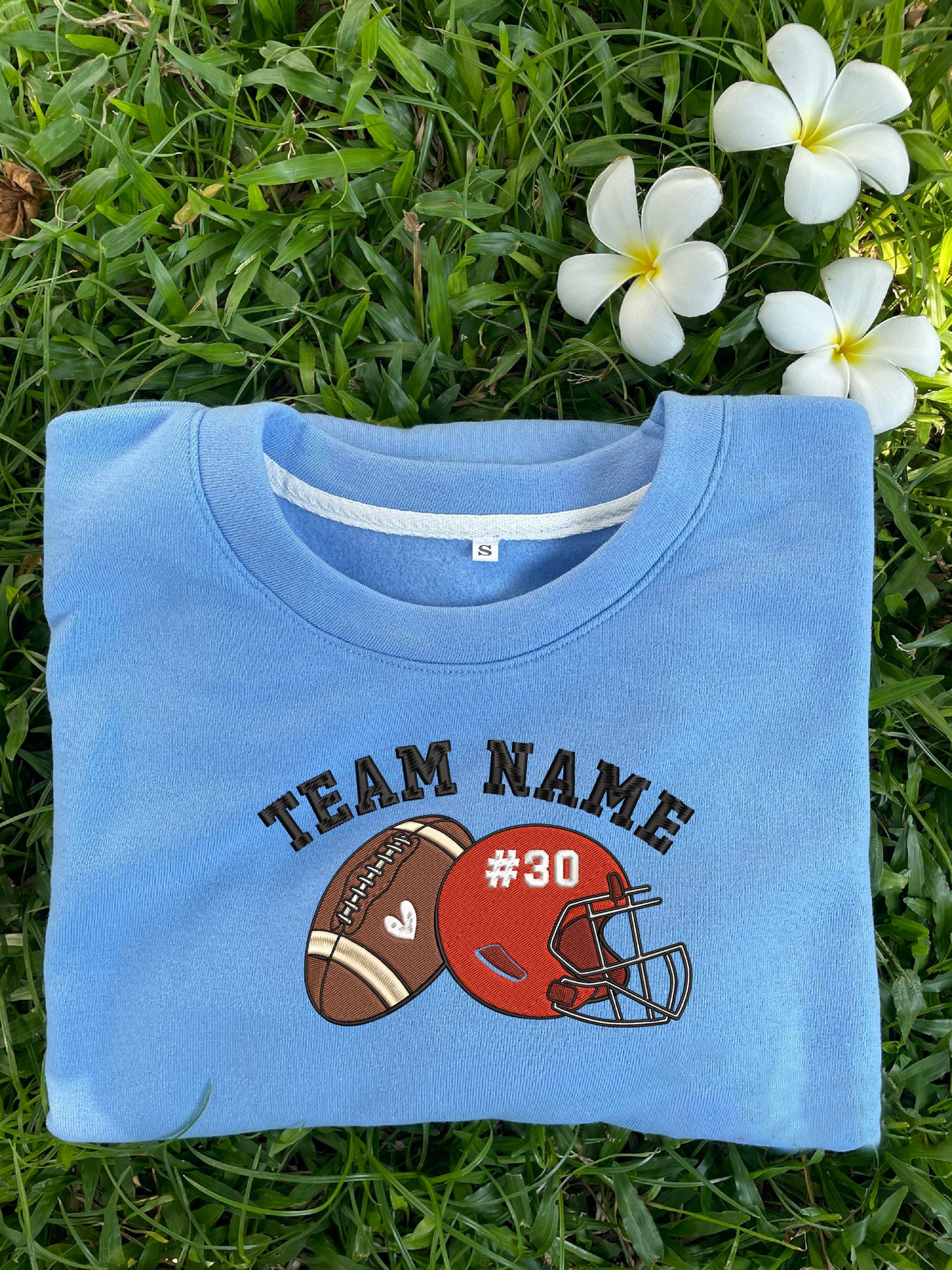 Customized Football Embroidered Sports Sweatshirt