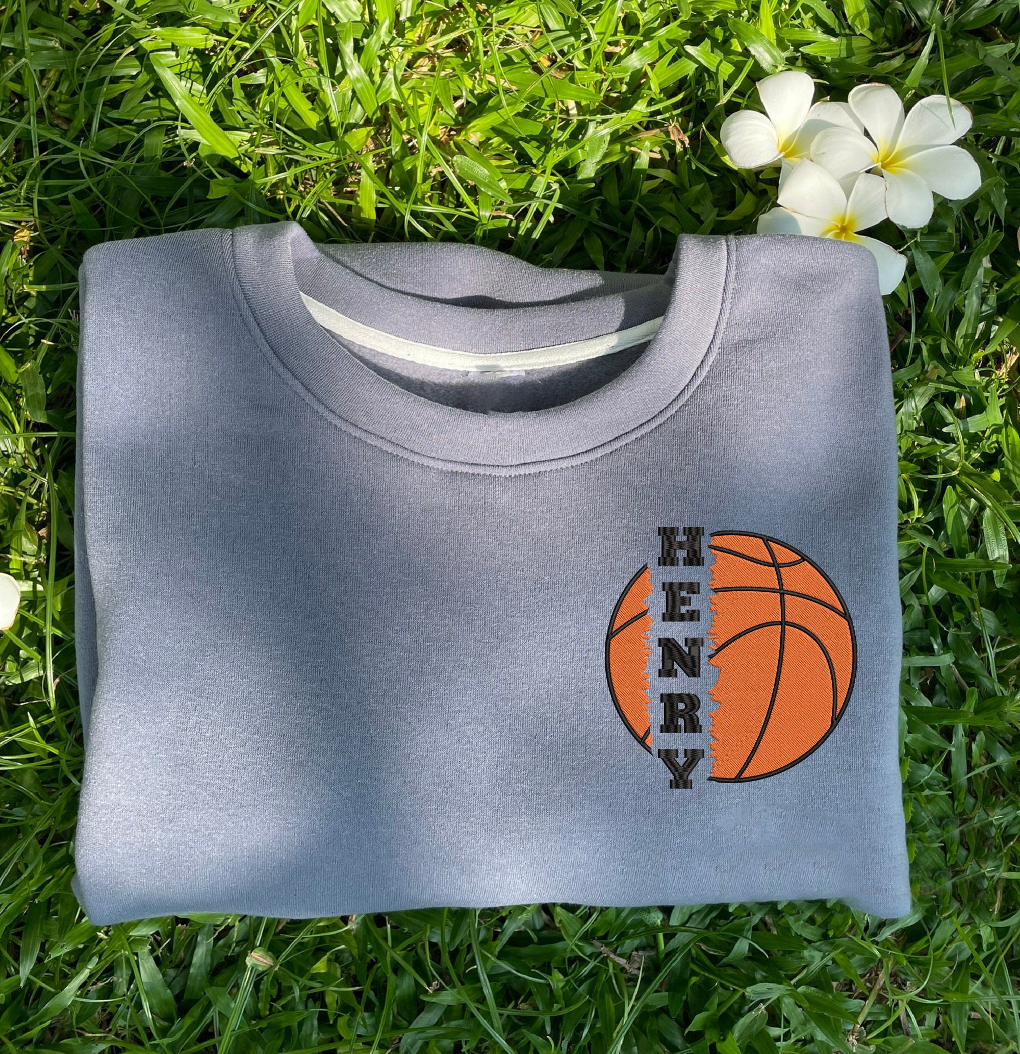 Customized basketball Embroidered Sports Sweatshirt