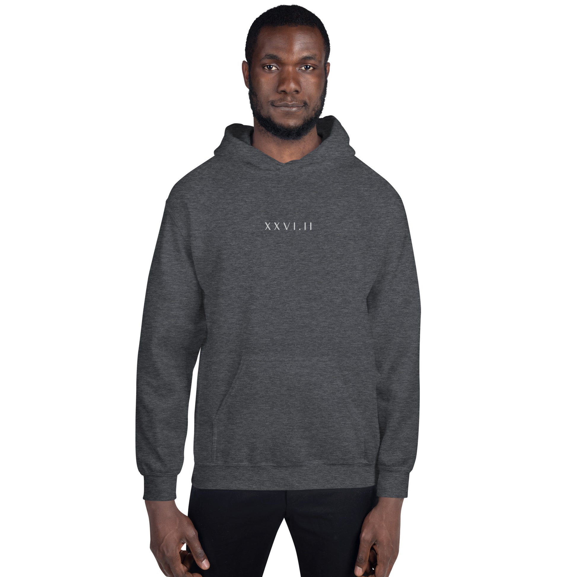 Roman Numeral Hoodie (Chest)