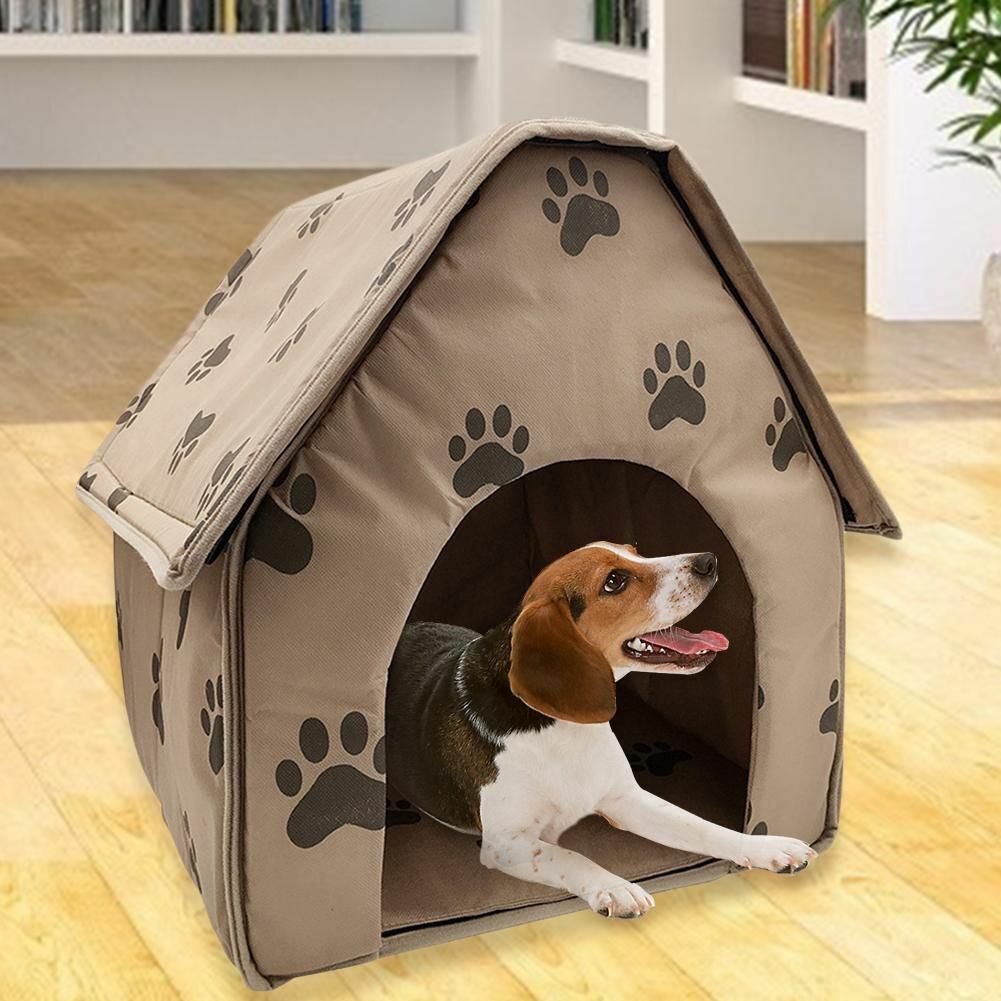 🐶Foldable Dog House Pet Bed Cat Kennel Puppy Portable Indoor Travel Mat Supplies