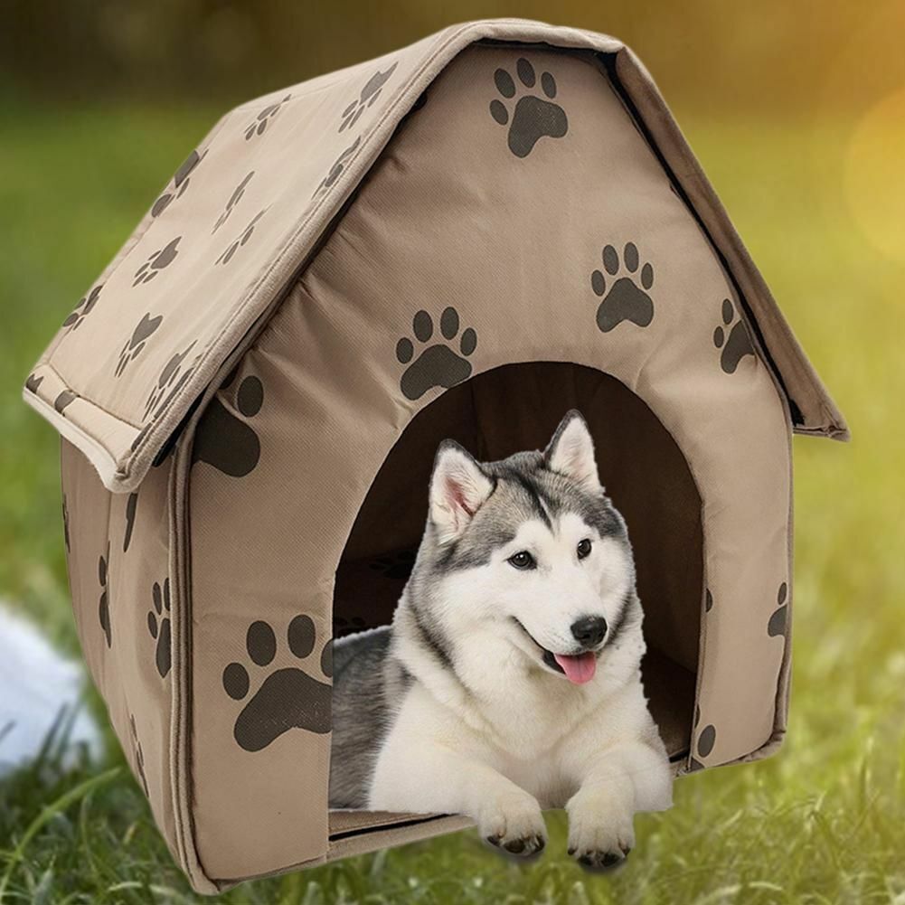 🐶Foldable Dog House Pet Bed Cat Kennel Puppy Portable Indoor Travel Mat Supplies