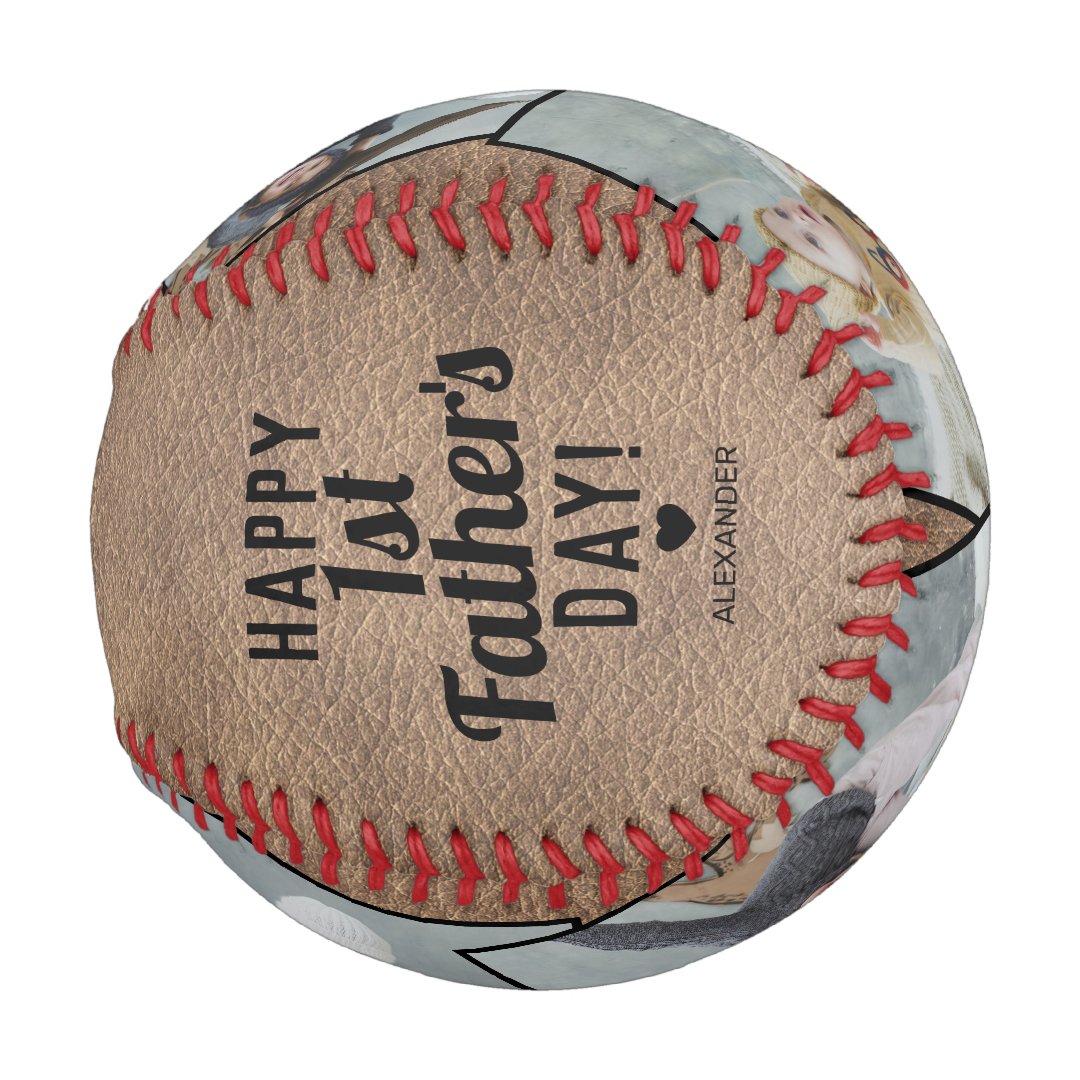 Vintage 1st Father's Day Memento Baseball