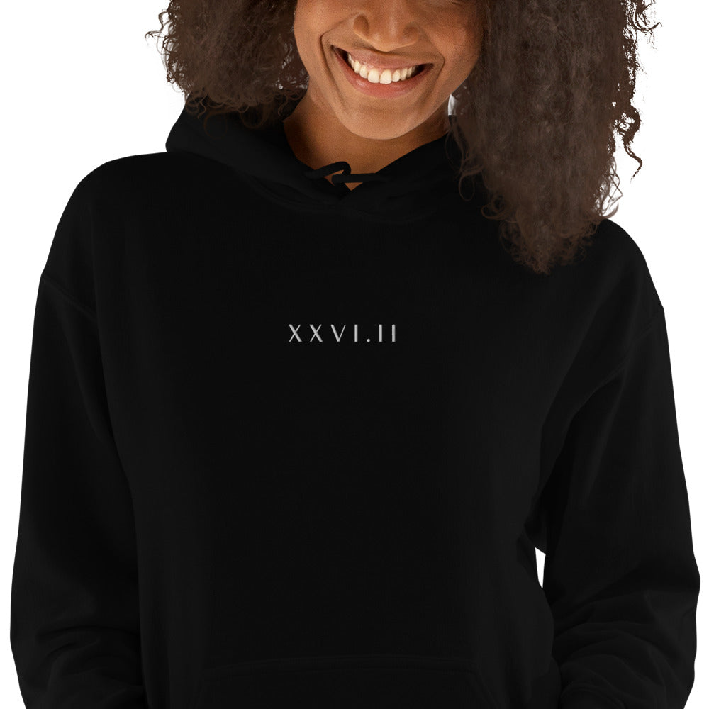 Roman Numeral Hoodie (Chest)