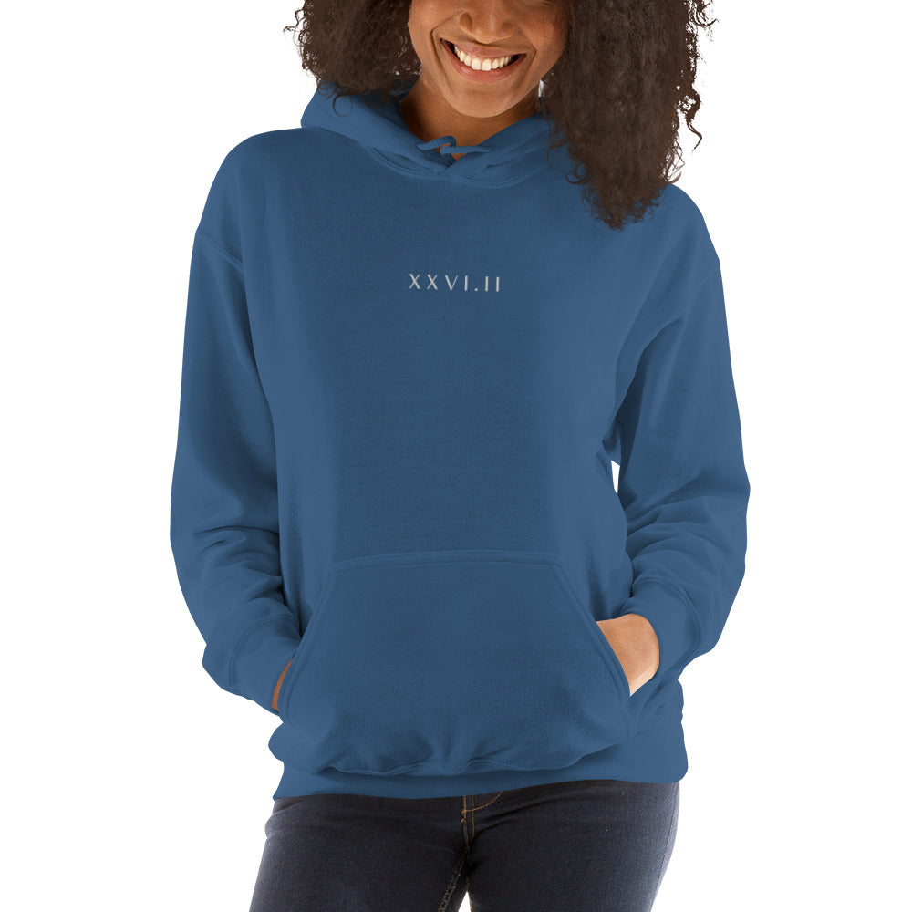 Roman Numeral Hoodie (Chest)